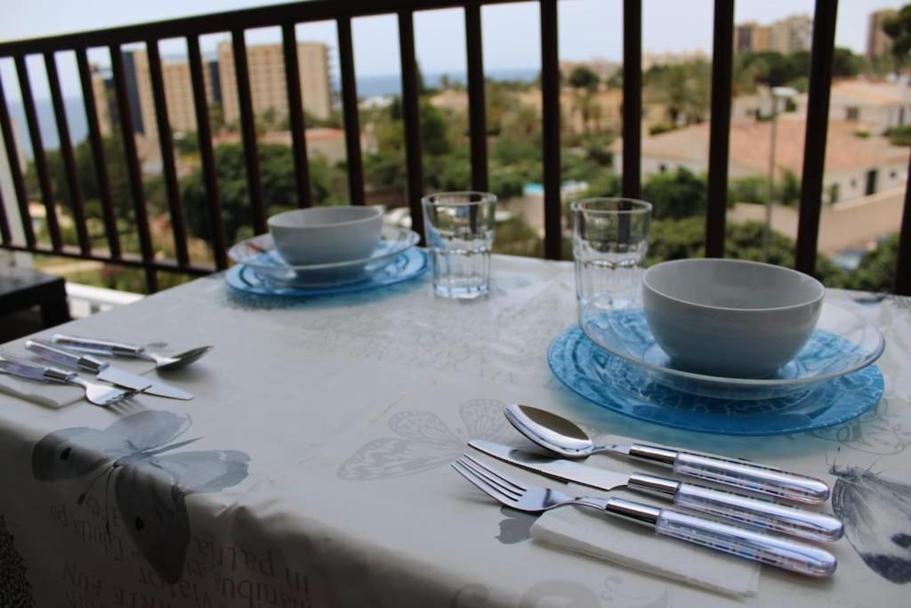 Apartamento Vista Al Mar Piscina Playa 3 Min アグアドゥルセ エクステリア 写真